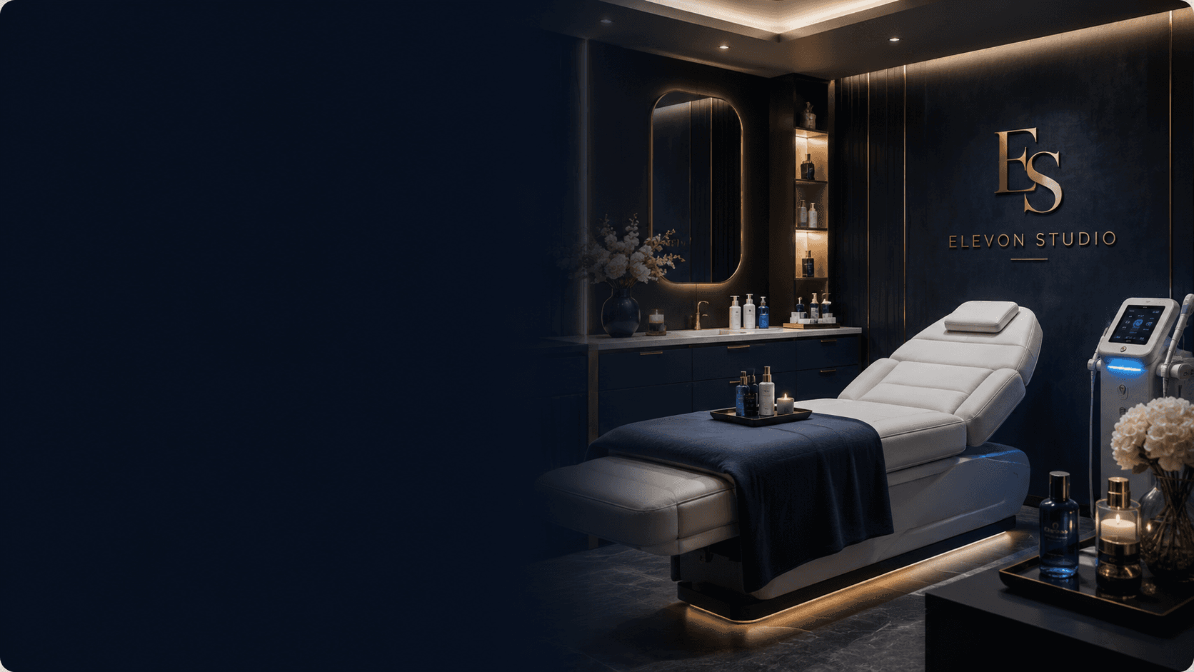 Exemplo de site criado pela Elevon Studio — Lumière Estética