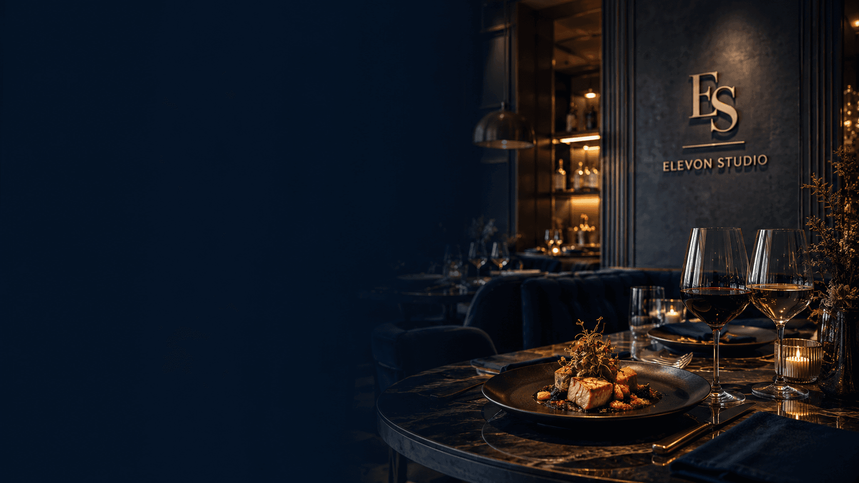 Exemplo de site criado pela Elevon Studio — Cantina Bella