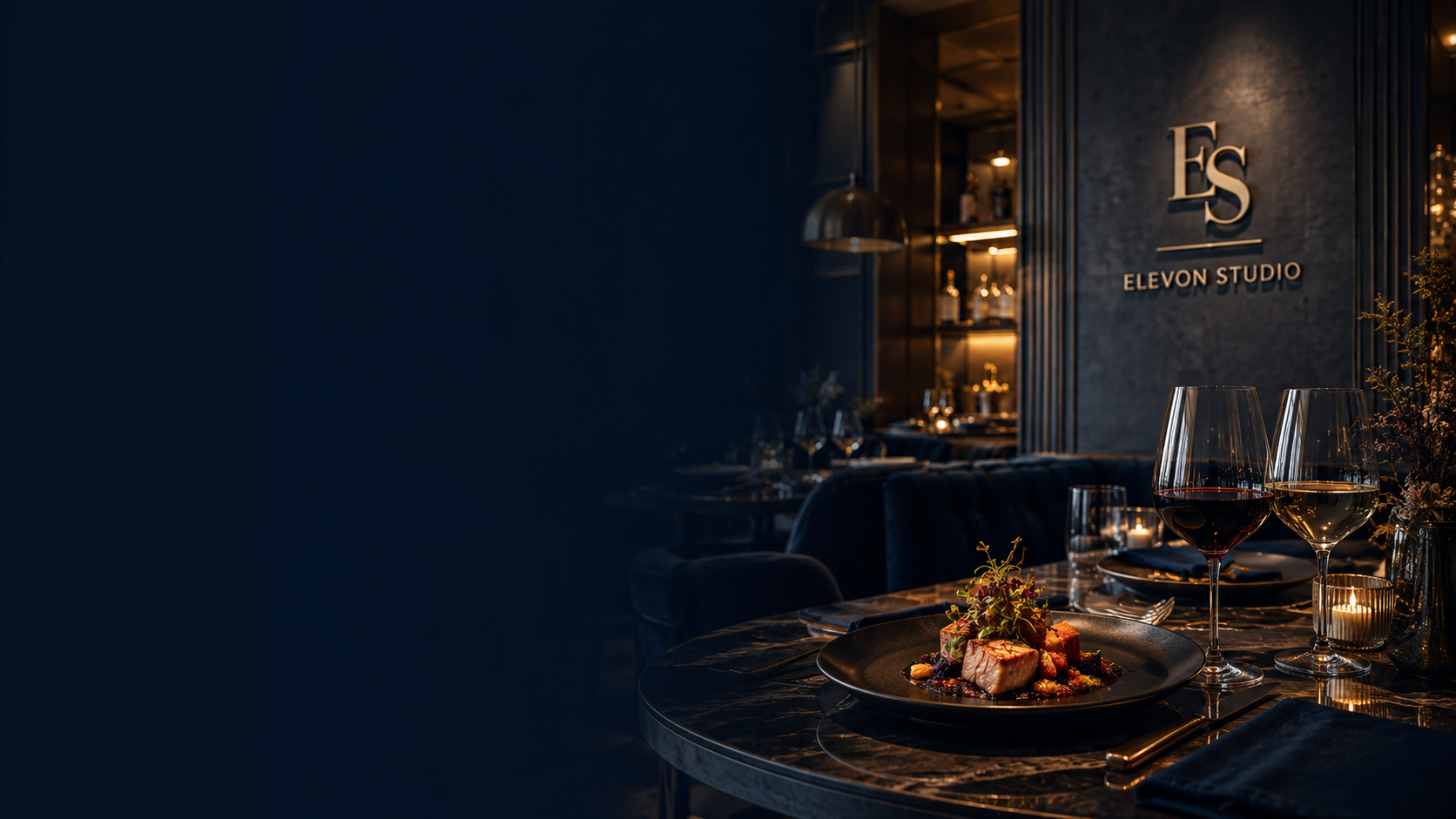 Modelo de site para Restaurantes