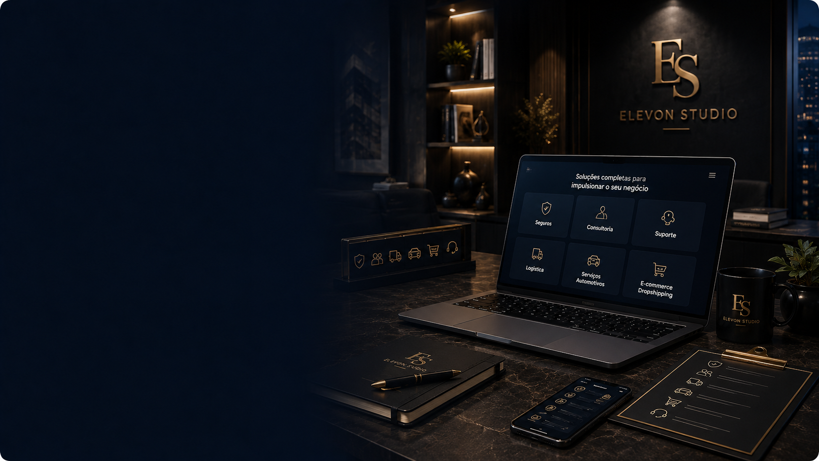 Modelo de site para Prestadores de serviço